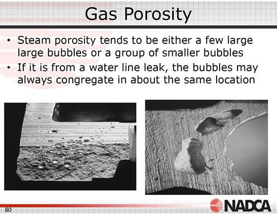 Gas Porosity Defects in Casting