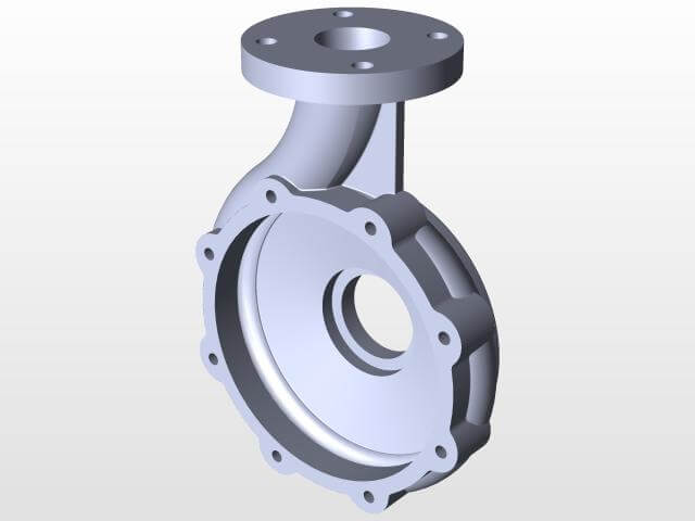 volute casting for pumps